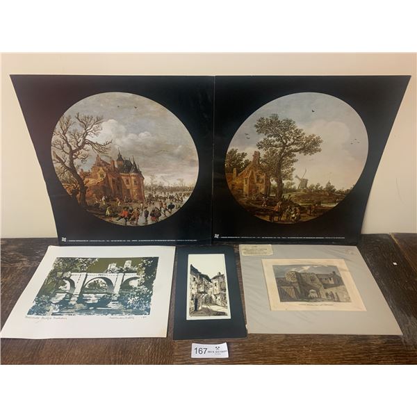 "A Gateway, called King John's Castle, Oldford Essex" Copper Line Engraving (c. 1785) and More!