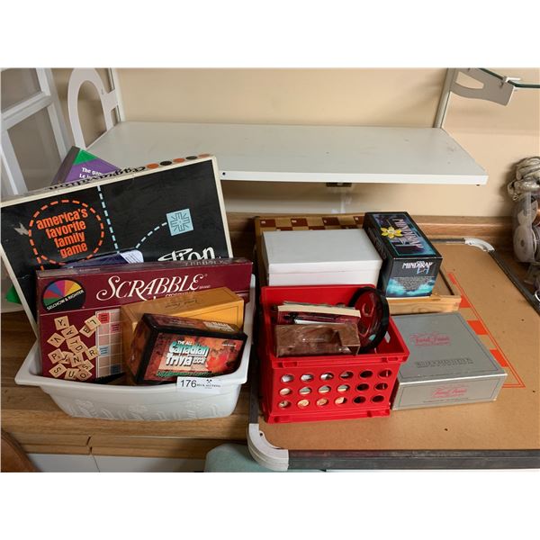 Assortment of Board Games - Trivial Pursuit, Scrabble, Mastermind, and More!