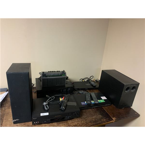 Sound Dynamic Speaker, Sony Video Cassette Recorder, Telefunken 10 Band IC, and More! (See Images)