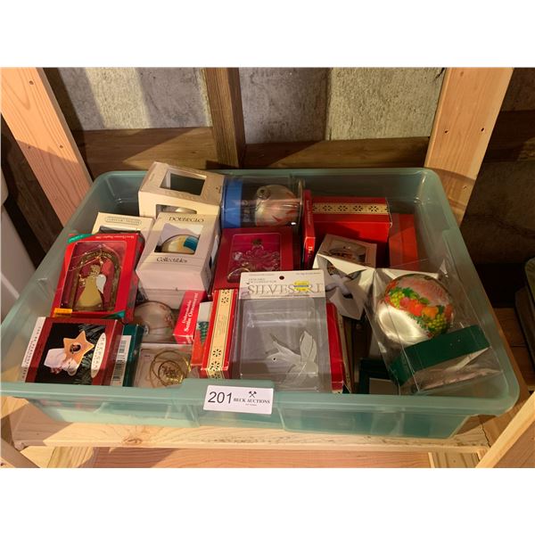 Assortment of Christmas Tree Ornaments