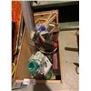 Image 2 : Assortment of Tools - Painting Supplies, Extension Cord, Caged Light, and More!
