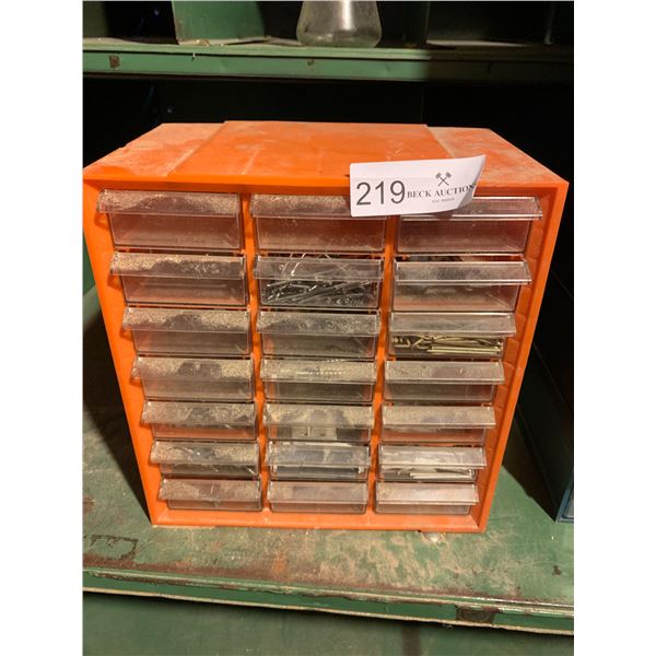 Hardware Organizer w/ Assorted Hardware