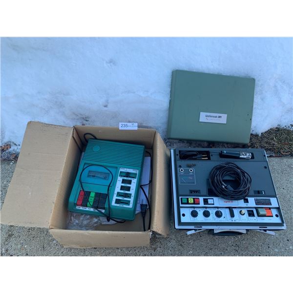 Wollensak 3M Cassette System and TELEX Cassette Player