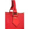 Image 5 : Louis Vuitton Red Epi Leather Speedy 25 Satchel Bag