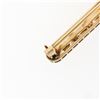 Image 7 : Antique Krementz 14k Gold 1.30 ctw Old Sapphire Natural Pearl Long Bar Pin Brooc