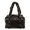Image 1 : Chanel Black Calfskin Vintage Shoulder Bag