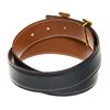 Image 3 : Hermes Black Brown Togo Leather H Reversible 70 Belt