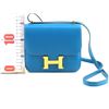 Image 5 : Hermes Bleu Zanzibar GHW Mini Constance Bag