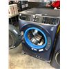 Image 2 : GE BLUE FRONT LOADING WIFI WASHER MODEL GFW850 SPN SRS 28" X 33" X 40" H