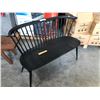 Image 2 : DESIGN WITHIN REACH BLACK ASH ORIGINALS LOVESEAT BENCH SIZE 46" - SOME MINOR COSMETIC DAMAGE