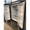 Image 2 : GE STAINLESS STEEL FRIDGE/FREEZER GWE19JYLE 33"W X 29"D X  70"H