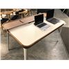 Image 2 : HERMAN MILLER AIRIA DESK WITH MEDIA COMPARTMENT RETAIL PRICE $3,745 CAN