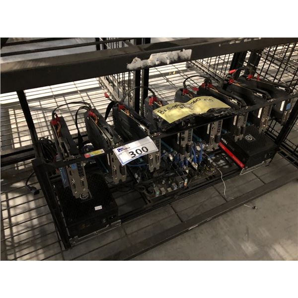 CRYPTO CURRENCY MINING RIG COMES WITH 8 1060 6 GB GPU'S AND 2 750W P.S.