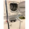 Image 2 : GE WHITE STACKING WASHER/DRYER MODEL # GUD24ESMMWW 24" X 27" X 74"