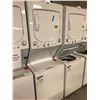 Image 2 : GE WHITE STACKING WASHER/DRYER MODEL # GUD24ESMMWW 24" X 27" X74"