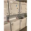 Image 2 : GE WHITE STACKING WASHER/DRYER MODEL GUD27ESMMWW - MISSING OPTIONS KNOB