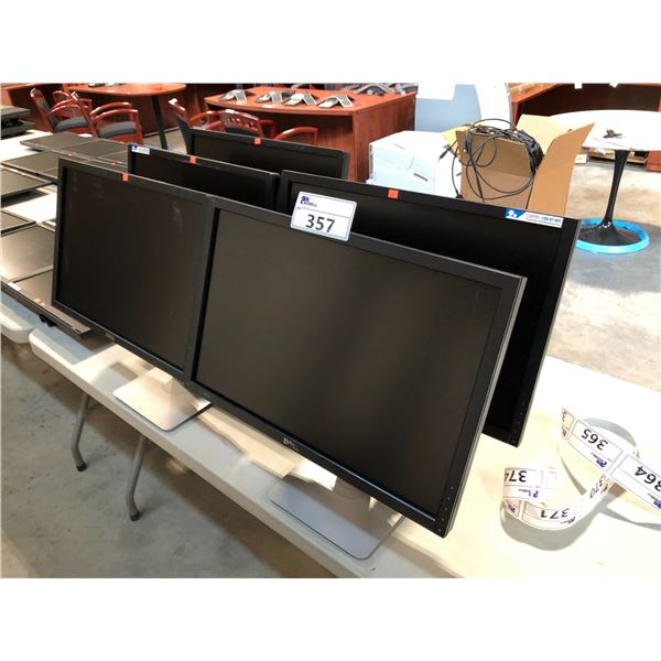 5 DELL 22  LCD MONITORS