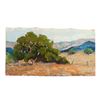 Image 1 : Unframed Painting of California Oak Landscape.