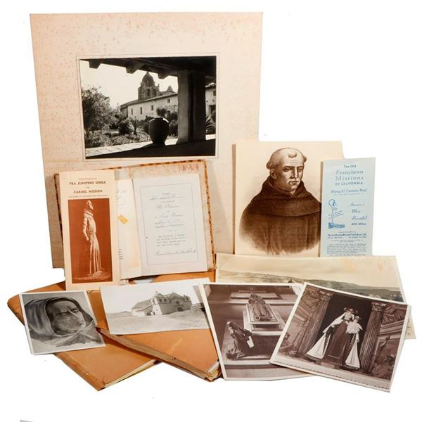 Photos and Ephemera Relating to Carmel Mission.