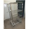 Image 1 : Stainless Steel Storage Cart On Wheels