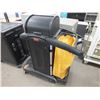 Image 1 : Custodian Cart On Wheels