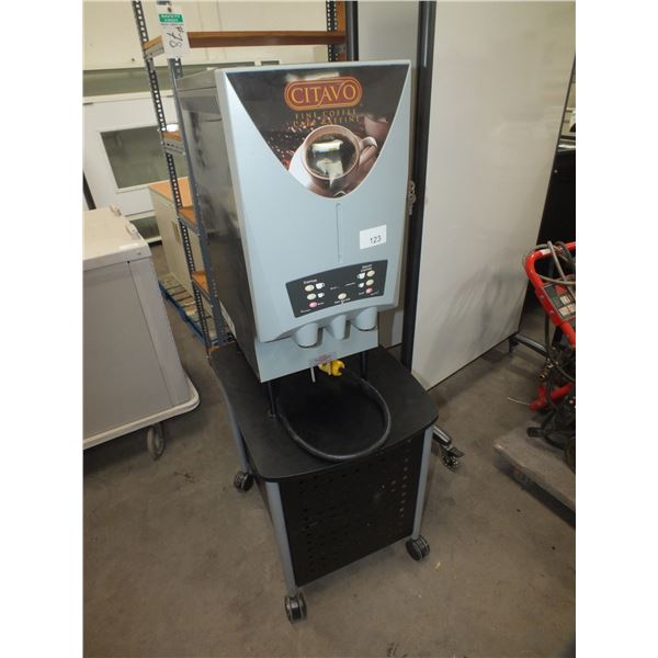 Coffee Dispenser & Small Cart On Wheels