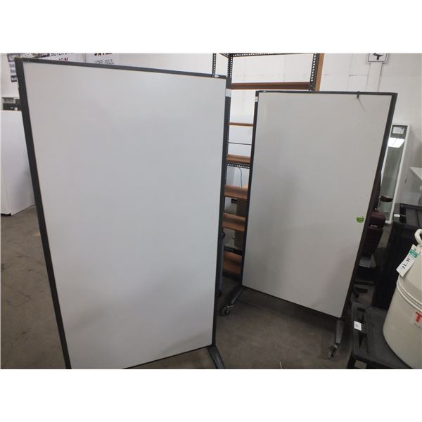 2 White Boards On Wheels