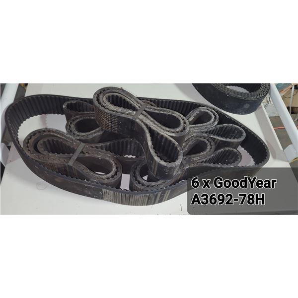 6 Good Year 3a3692-78h PD Industrial Belts