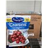 Image 1 : CASE LOT Ocean Spray Craisins Dried Cranberries 2 x 1.36kg