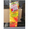 Image 3 : CASE LOT Slim Jim Hot AF Spicy Sausage Snack 24 x 27.5g x 6 boxes