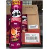 Image 2 : CASE LOT Pringles Party Stack BBQ Potato Snacks 14x 203g