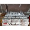 Image 1 : CASE LOT Budweiser Zero - full flavor zero alcohol brew 4 (6 × 355 ml) cans