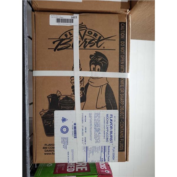 CASE LOT - Flavor Burst Mocha Cappuccino Flavored Syrup 3.785L
