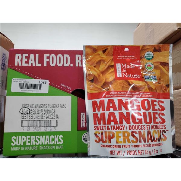 CASE LOT - Real Food Dried Mangoes 6x3oz