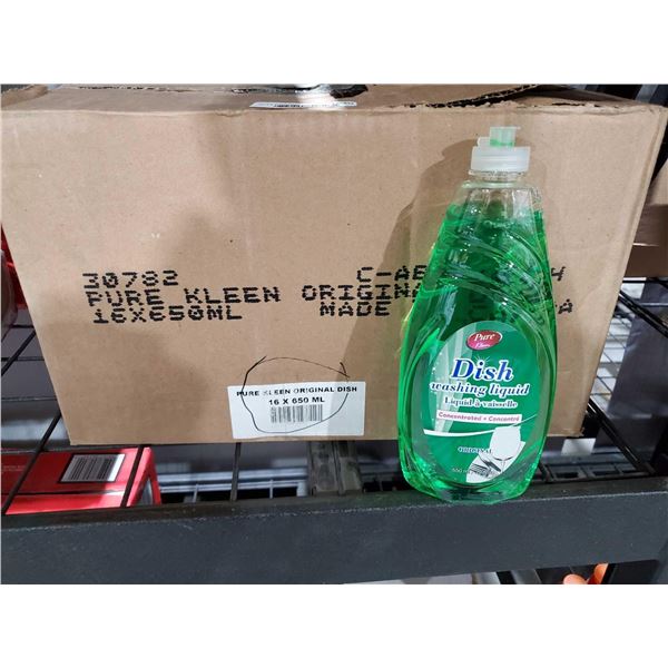 CASE LOT - Pure Dish Washing Liquid 16x650ml