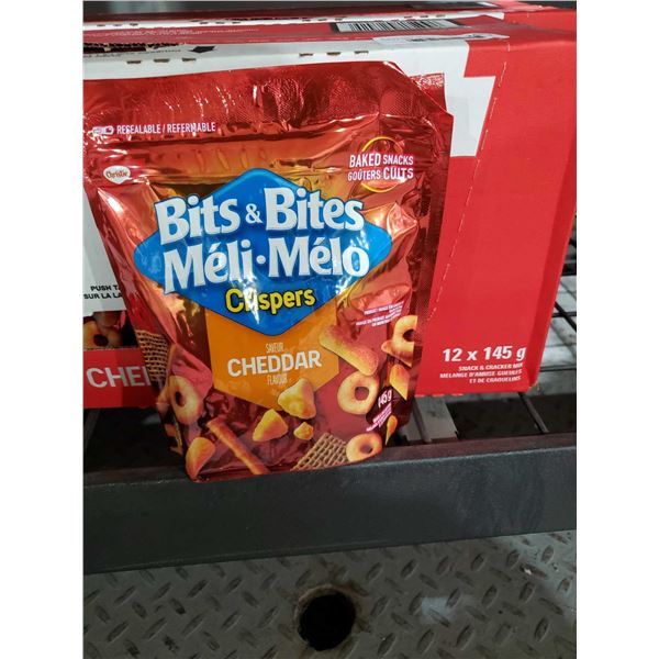 CASE LOT - Bits & Bites Crispers - Cheddar 12x145g