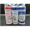 Image 1 : Nature's Supreme Lot of 3 Sea Salts 454g Course, Fine and Kosher