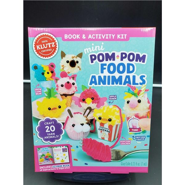 Mini Pom Pom Food Animals Craft