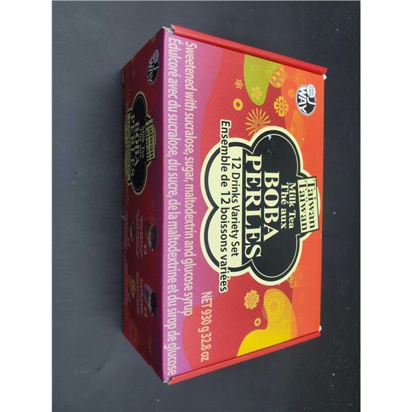 Milk Tea Boba Perles 12 Drink Variety Pack