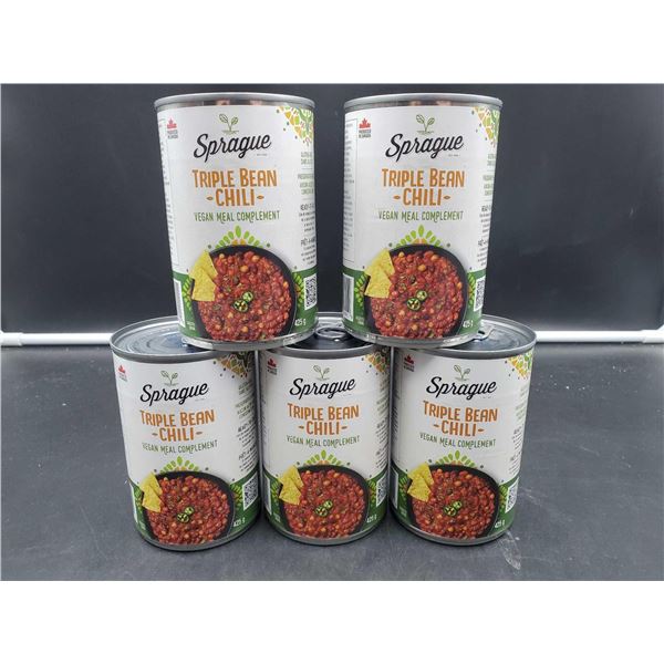 Sprague Triple Bean Chili Vegan Meal Complement (5 x 425g)