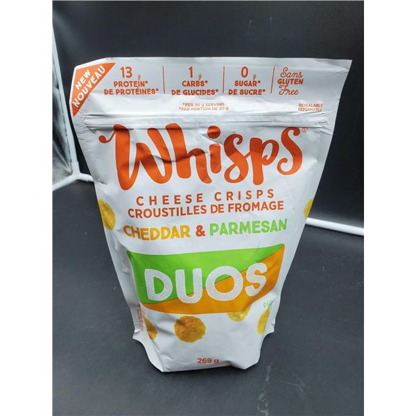 Whisps Cheese Crisps Cheddar & Parmesan Duos (269g)