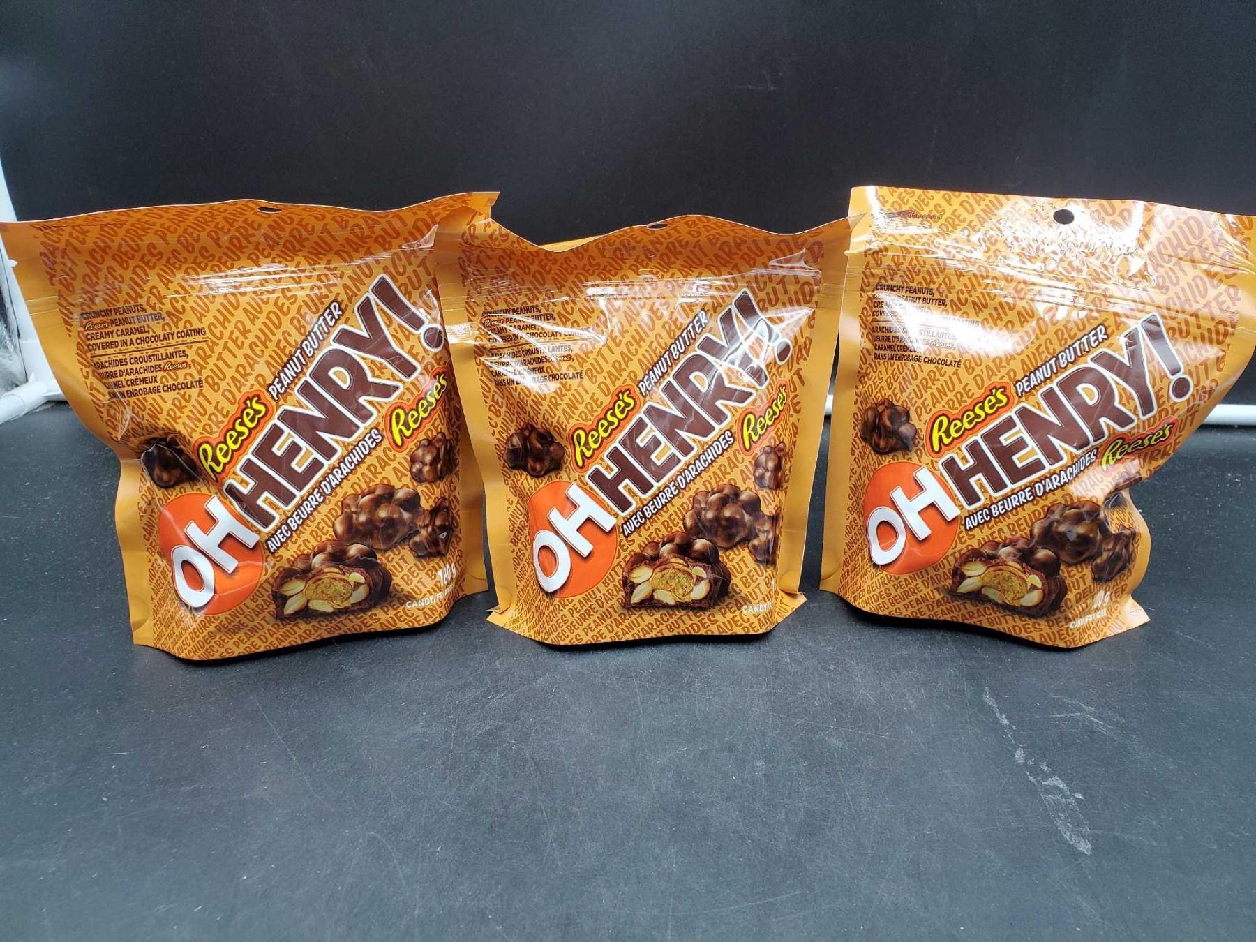 Reese's Peanut Butter Oh Henry Candy Bites (3 x 180g)