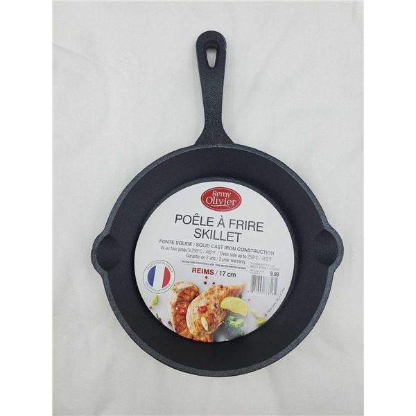 Remy Olivier 17cm Solid Cast Iron Pan