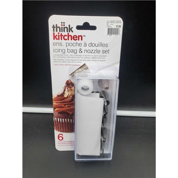 Think Kitchen Icing Bag & Nozzle Set