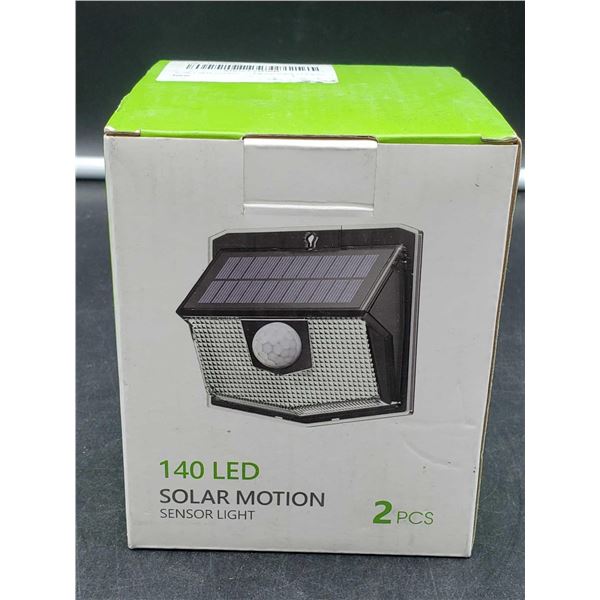 140 Led Solar Motion Sensor Light  2pcs