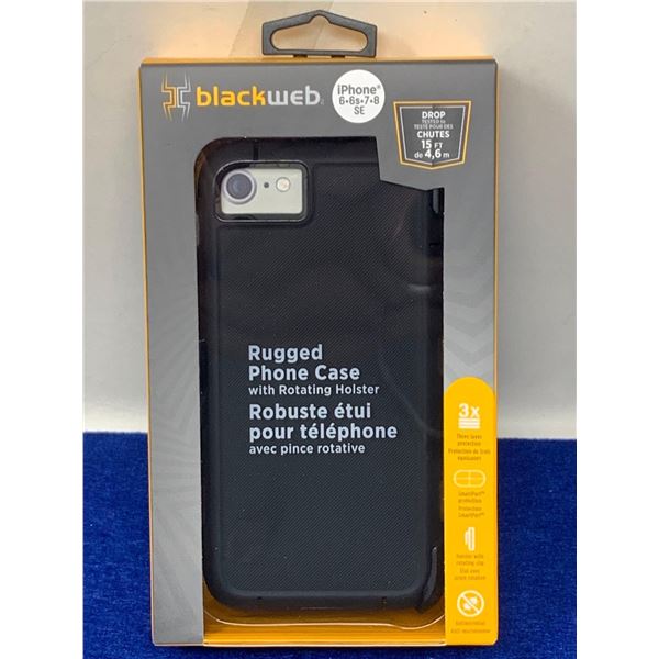Blackweb Rugged Phone Case for iPhone 6/6s/7/8/SE
