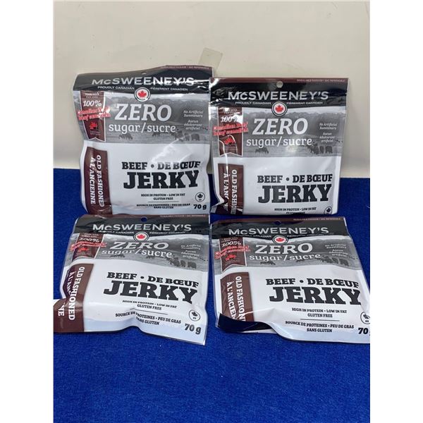 McSweeney's Old Fashioned Beef Jerky (4 x 70g)