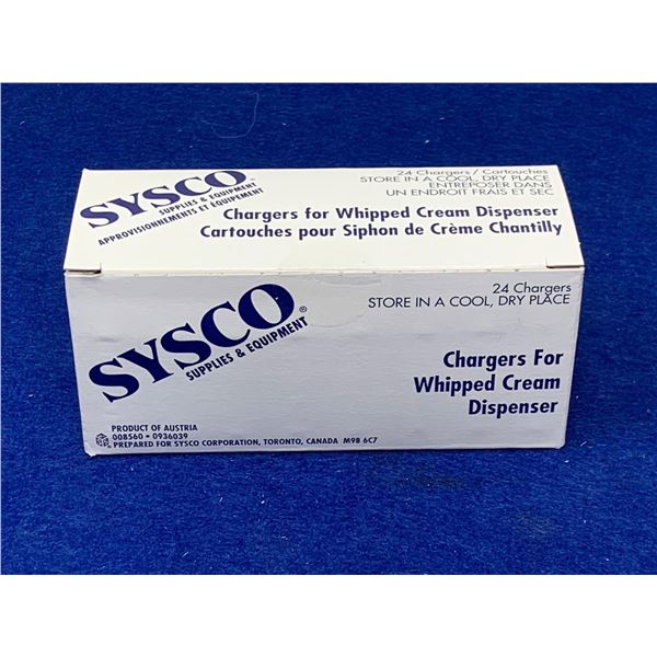 Sysco Chargers for Whipped Cream Dispenser (24ct)