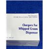 Image 2 : Sysco Chargers for Whipped Cream Dispenser (24ct)