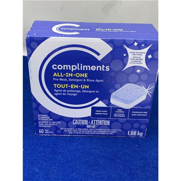 Compliments All-in-One Dishwashing Tabs (1.08kg)